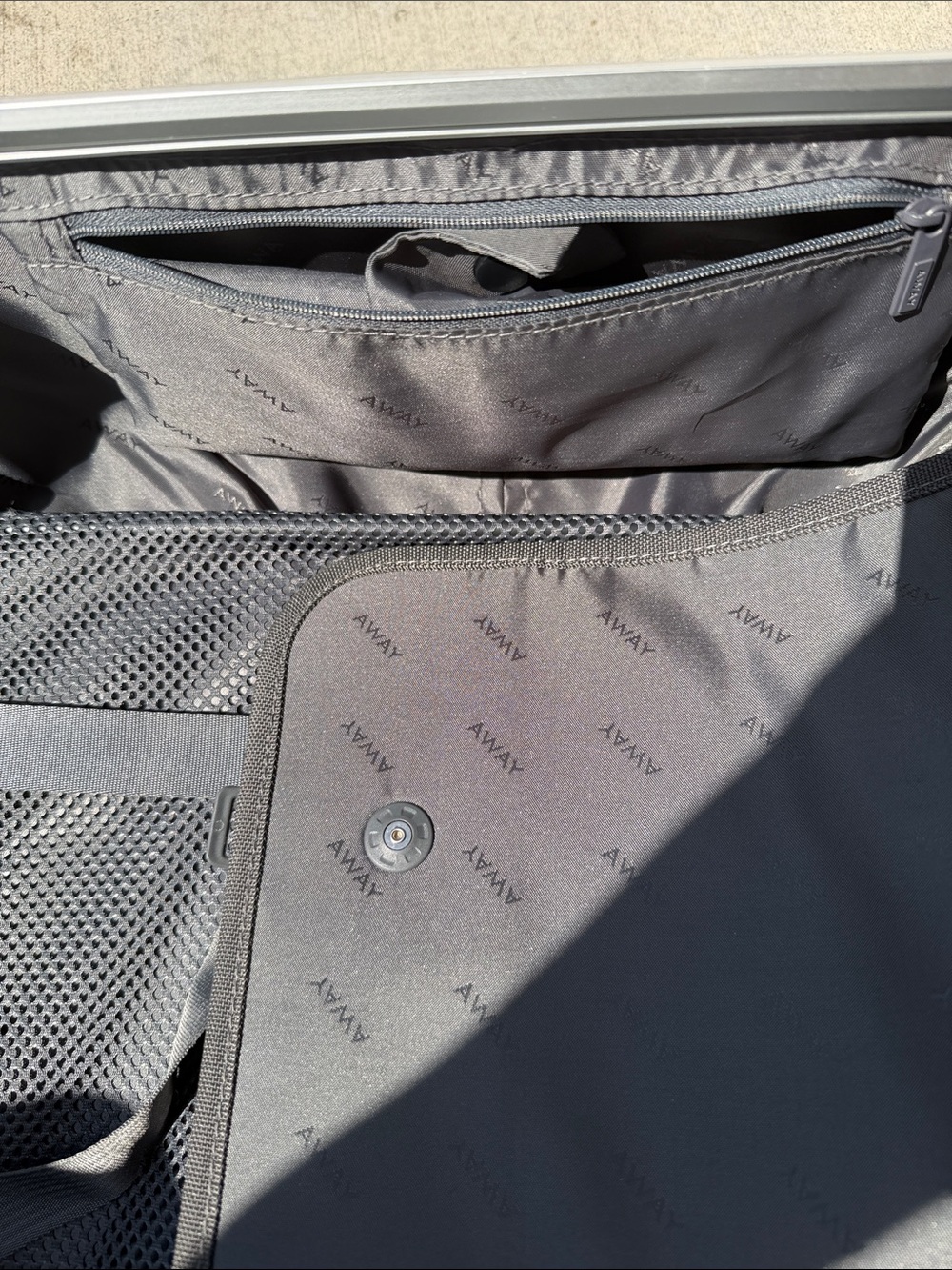 Away The Large Aluminum Edition Checked Luggage in Silver - Picture 13 of 13
